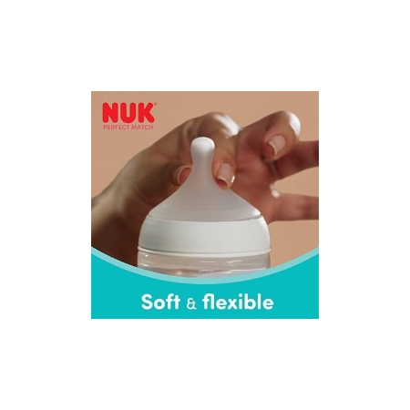 NUK PERFECT MATCH BIBERON PP TETINA DE SILICONA FLUJO S 150 ML MONO