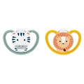 NUK PERFECT MATCH AIR CHUPETE SILICONA 6 - 18 MESES 2 UNIDADES SURTIDO