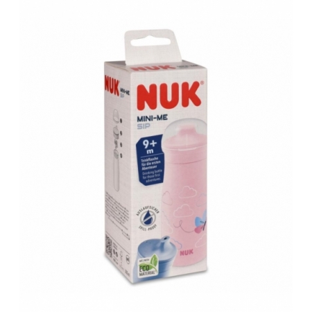 NUK BOTELLA MINI-ME SIP IT PP +9 MESES 300 ML MARIPOSA