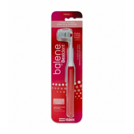 BALENE BY BEXIDENT CEPILLO DENTAL ADULTO DUREZA MEDIA COLOR CORAL