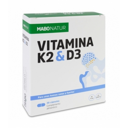 MABONATUR VITAMINA K2 & D3 30 CAPSULAS