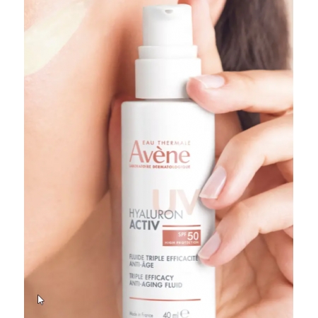 AVENE HYALURON ACTIV FLUIDO UV SPF50 ANTIEDAD 40 ML