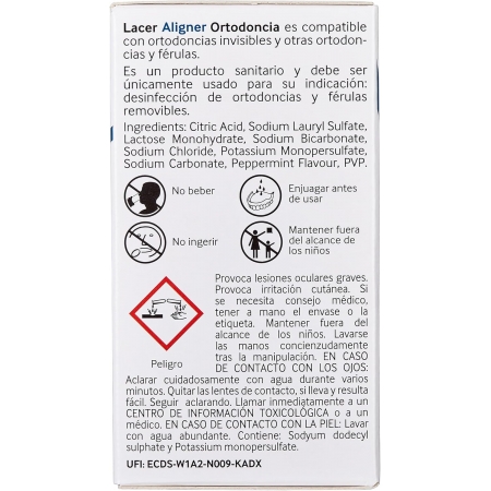 LACER ALIGNER 32 TABLETAS DESINFECTANTES