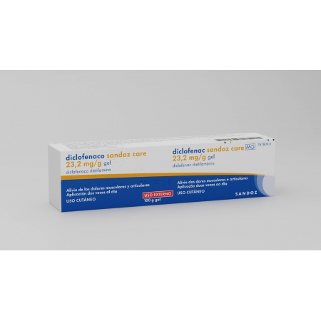 DICLOFENACO SANDOZ 23,2 MG/ML GEL 50 G TUBO