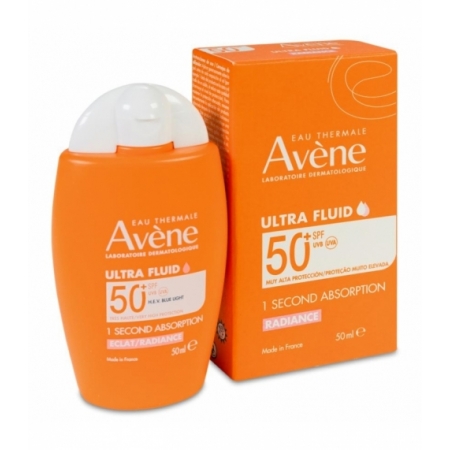 AVENE 1 SEGUNDO ULTRA FLUID LUMINOSIDAD SPF50+ 50 ML