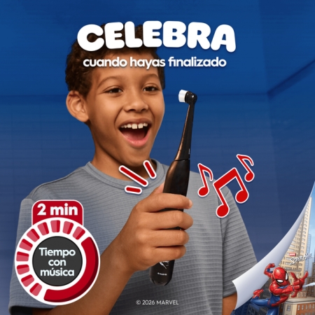 ORAL-B IO2 KIDS SPIDERMAN CEPILLO DENTAL ELECTRICO 1 UNIDAD