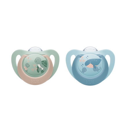 NUK CHUPETE SILICONA FIRST CHOICE 6 - 18 MESES 2 UNIDADES SURTIDO