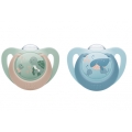 NUK CHUPETE SILICONA FIRST CHOICE 6 - 18 MESES 2 UNIDADES SURTIDO