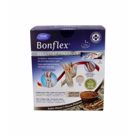 BONFLEX RECOVERY COLLAGEN SABOR CACAO 30 STICKS