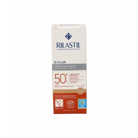 RILASTIL D-CLAR SPF50+ CREMA UNIFICANTE MEDIUM 40 ML