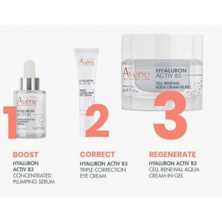 AVENE HYALURON ACTIV B3 AQUA GEL CREMA REGENERADORA CELULAR 50 ML ECO-REFILL