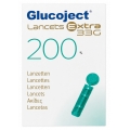 GLUCOJECT LANCETS EXTRA 30G 200 LANCETAS