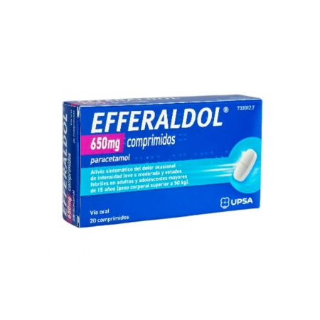 EFFERALDOL 650 MG 20 COMPRIMIDOS
