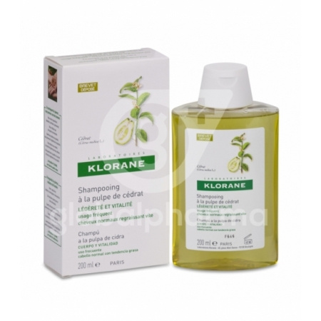 KLORANE CHAMPU A LA PULPA DE CIDRA  200 ML