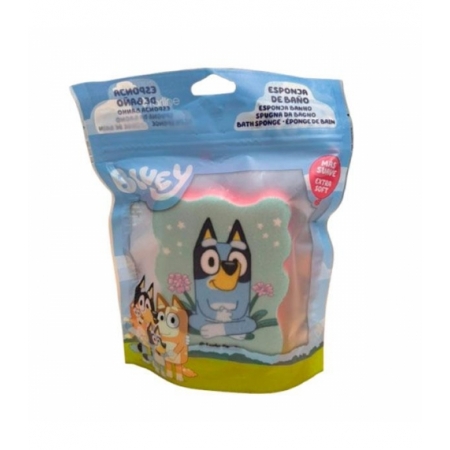 FARLINE ESPONJA DE BAÑO BLUEY 1 UNIDAD DIBUJOS SURTIDOS