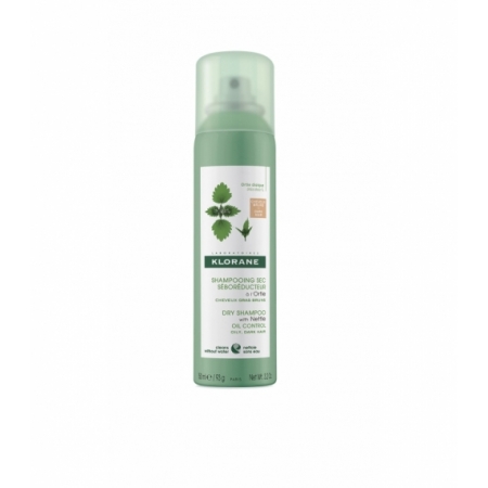 KLORANE CHAMPU SECO AL EXTO DE ORTIGA CABELLO OSCURO 150 ML