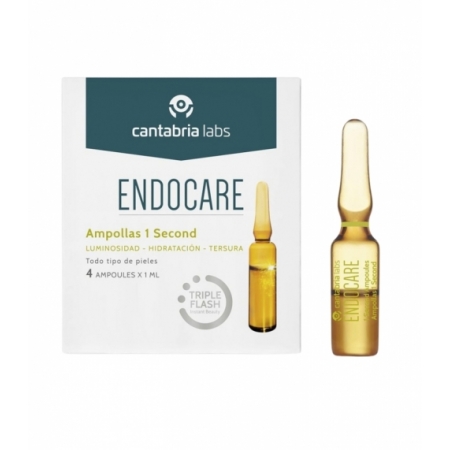 ENDOCARE 1 SECOND 2 + 2 AMPOLLAS FACIALES