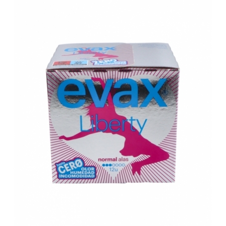 EVAX LIBERTY CERO 12 COMPRESAS NORMAL CON ALAS