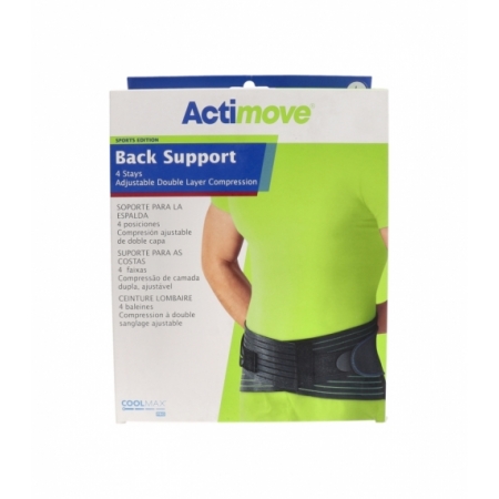 ACTIMOVE FAJA SACROLUMBAR FERULAS SEMIRRIGIDAS TALLA L