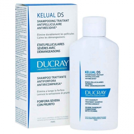 KELUAL DS SEBOCONTROL CHAMPU TRATAMIENTO ANTICASPA DUCRAY 100 ML