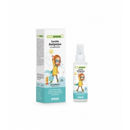 NOSA ATTACK LOCION 5% DIMETICONA ANTIPIOJOS 100 ML SIN OLOR
