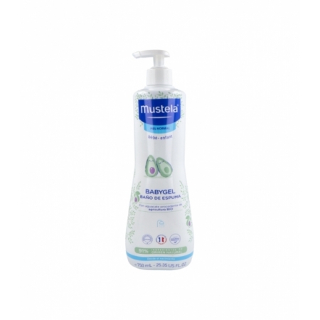 MUSTELA BABYGEL BAÑO ESPUMA 750 ML