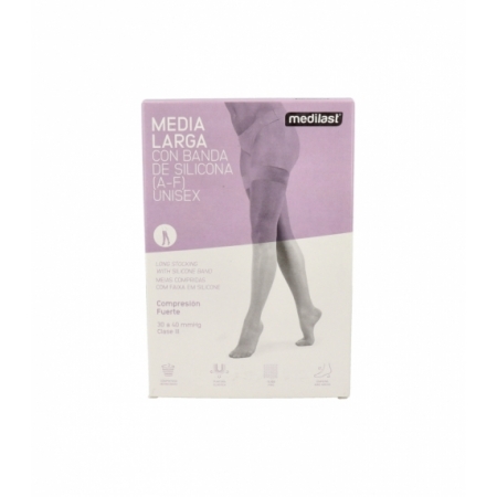MEDILAST MEDIA LARGA (A-F) COMP FUERTE CON BANDA DE SILICONA T - PEQUEÑA