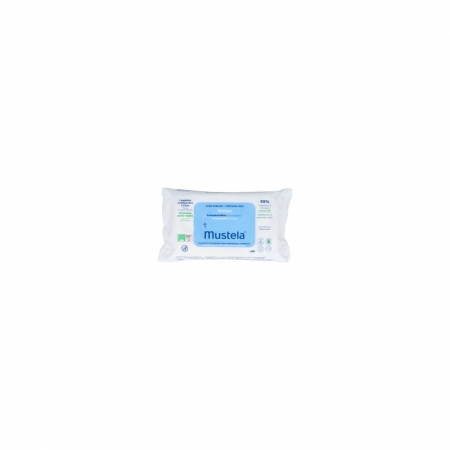 MUSTELA 60 TOALLITAS AL AGUA DE ALGODON