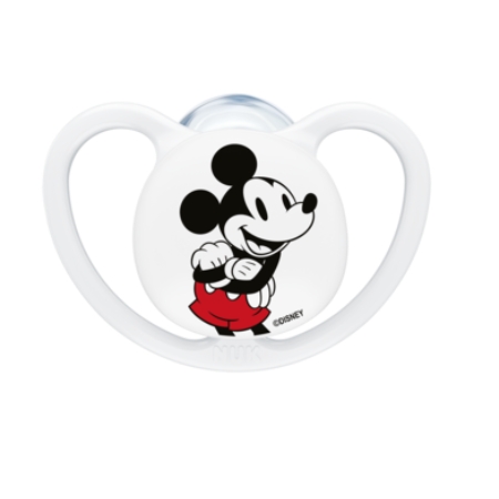 NUK PERFECT MATCH AIR MICKEY 2 CHUPETES SILICONA 6 - 18 MESES GRIS/BLANCO