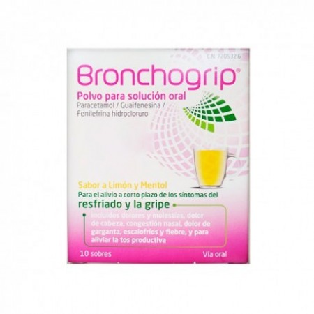 BRONCHOGRIP 10 SOBRES POLVO SOLUCION ORAL