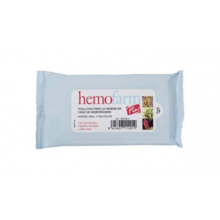 HEMOFARM PLUS 20 TOALLITAS EN SOBRE