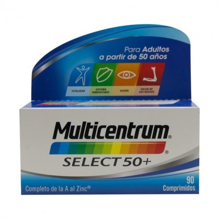 MULTICENTRUM ADULTOS 50+ 90 COMPRIMIDOS