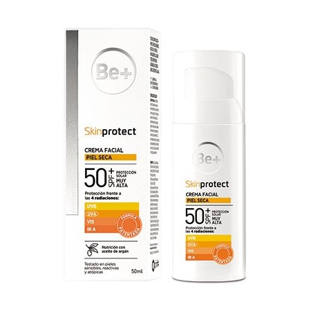 BE+ SKINPROTECT PIEL SECA SPF50+ 50 ML