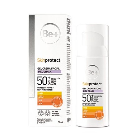 BE+ SKINPROTECT GEL CREMA PIEL GRASA SPF50+ 50 ML