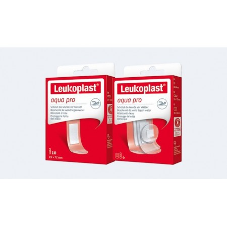 LEUKOPLAST AQUA PRO 10 APOSITOS 19 X 72 MM
