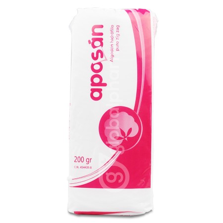 APOSAN ALGODON HIDROFILO PURO 100% ZIG ZAG 200 G