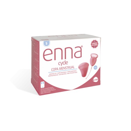 ENNA CYCLE COPA MENSTRUAL PACK 2 UNIDADES T- M + CAJA ESTERILIZADORA