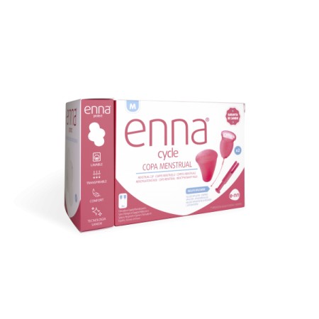 ENNA CYCLE COPA MENSTRUAL T- M CON APLICADOR -BAJA-