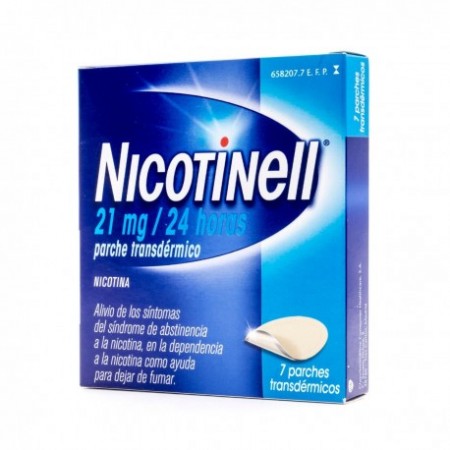 NICOTINELL 21 MG/24 H 7 PARCHES TRANSDERMICOS 52,5 MG