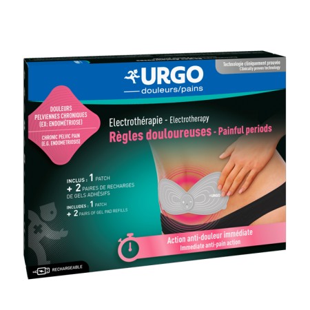 URGO PARCHE ELECTROTERAPIA MENSTRUACION 1 UNIDAD + 2 RECARGAS -BAJA-