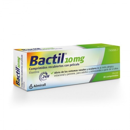 Bactil 10 mg 20 Comprimidos | Compra en FarmaciaVizcaino.com