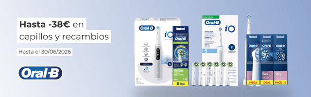 Descuento hasta 38€ en cepillos eléctricos y recambios Oral B