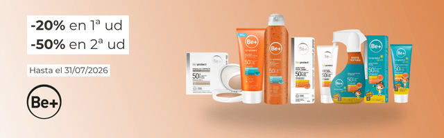 Descuento hasta 50% en Be+ Skinprotect