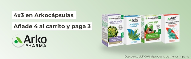 Descuento 4x3 en Arkocápsulas